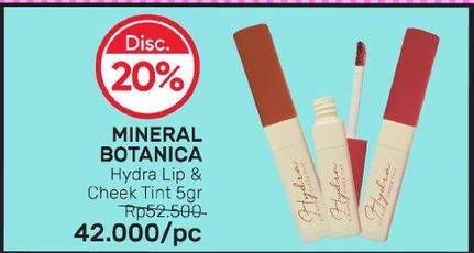 Promo Harga Mineral Botanica Hydra Lip And Cheek Tint  - Guardian
