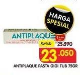 Promo Harga ANTIPLAQUE Toothpaste 75 gr - Superindo