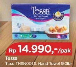 Promo Harga Tessa Kitchen Towel 150 sheet - TIP TOP