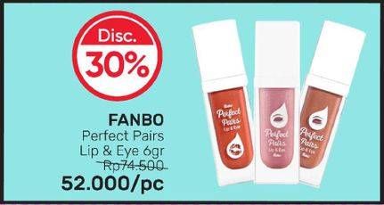 Promo Harga Fanbo Perfect Pairs Lip & Eye  - Guardian