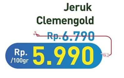 Promo Harga Jeruk Clemengold per 100 gr - Hypermart