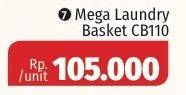 Promo Harga LION STAR Mega Laundry Basket CB110  - Lotte Grosir