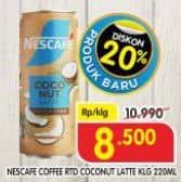 Promo Harga Nescafe Ready to Drink Coconut Latte 220 ml - Superindo