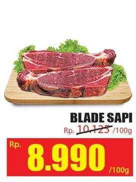 Promo Harga Daging Blade per 100 gr - Hari Hari