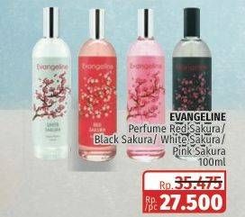 Promo Harga Evangeline Eau De Parfume Red Sakura, Black Sakura, White Sakura, Pink Sakura 100 ml - Lotte Grosir