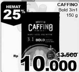 Promo Harga CAFFINO Kopi Latte 3in1 150 gr - Giant