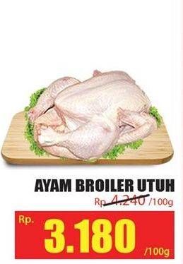 Promo Harga Ayam Broiler per 100 gr - Hari Hari