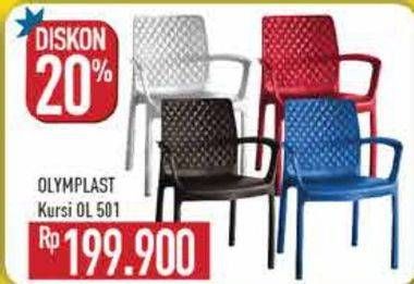 Promo Harga OLYMPLAST Chair OL5015  - Hypermart