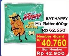Promo Harga EAT HAPPY Mix Plater 3in1 400 gr - Hypermart