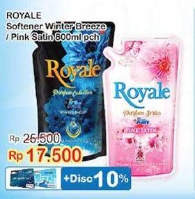 Promo Harga SO KLIN Royale Parfum Collection Winter Breeze, Pink Satin 800 ml - Indomaret