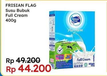 Promo Harga Frisian Flag Susu Bubuk Full Cream 400 gr - Indomaret