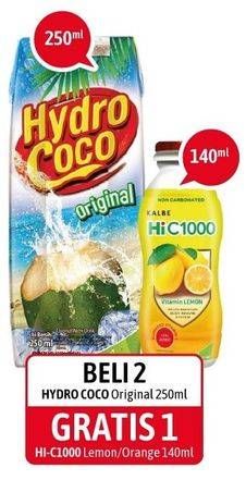 Promo Harga HYDRO COCO Minuman Kelapa Original 250 ml - Alfamidi