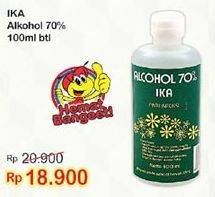 Promo Harga IKA Alkohol 70% 100 ml - Indomaret