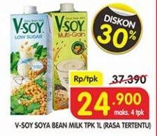 Promo Harga V-SOY Soya Bean Milk 1000 ml - Superindo