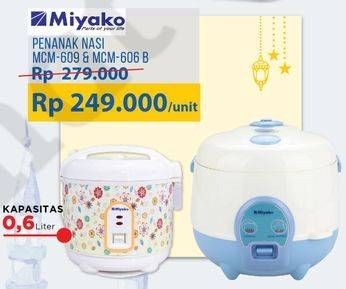 Promo Harga Rice Cooker MCM 609/ MCM 606 A  - Courts