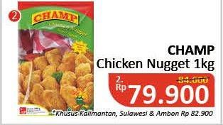 Promo Harga CHAMP Nugget 1 kg - Alfamidi