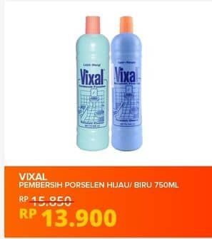 Promo Harga Vixal Pembersih Porselen Blue Extra Kuat, Green Kuat Harum 750 ml - Yogya