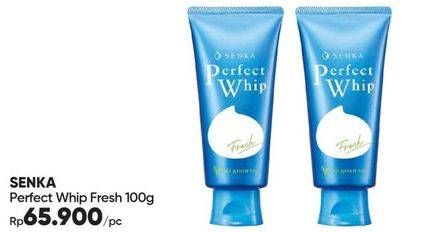 Promo Harga SENKA Perfect Whip Facial Foam Fresh Anti Shine 120 gr - Guardian