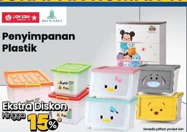 Promo Harga Lion Star/Olymplast Penyimpanan Plastik  - COURTS