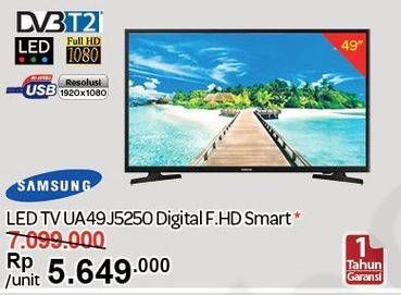 Promo Harga SAMSUNG UA49J5250 Full HD Smart TV 49"  - Carrefour