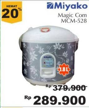 Promo Harga MIYAKO MCM 528 | Magic Com  - Giant