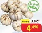 Promo Harga Bawang Putih Curah Super per 100 gr - Superindo