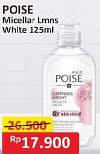 Promo Harga Poise Luminous Bright Micellar Water 125 ml - Alfamart