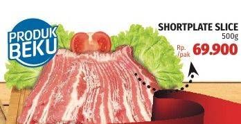 Promo Harga Beef Short Plate Slice 500 gr - Lotte Grosir