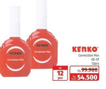 Promo Harga KENKO Correction Pen KE 01 12 pcs - Lotte Grosir