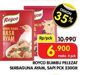 Promo Harga Royco Penyedap Rasa Sapi, Ayam 230 gr - Superindo