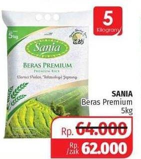 Promo Harga Sania Beras Premium 5 kg - Lotte Grosir