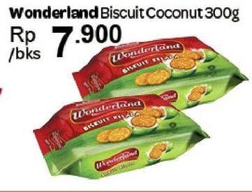 Promo Harga WONDERLAND Biscuit Kelapa 300 gr - Carrefour