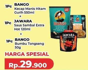 Promo Harga Bango Kecap Manis + Jawara Sambal + Bango Bumbu Kuliner Nusantara   - Yogya