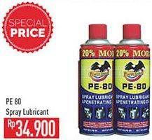 Promo Harga Pe-80 Spray Lubricant & Penetrating Oil  - Hypermart