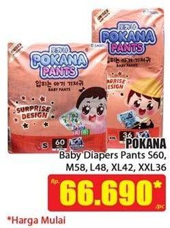 Promo Harga Pokana Baby Pants S60, M58, L48, XL42, XXL36  - Hari Hari