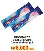 Promo Harga INDOMARET Sikat Gigi Ultra Clean Medium 1 pcs - Indomaret