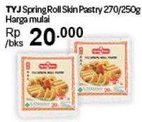 Promo Harga TYJ Spring Roll Pastry  - Carrefour