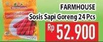 Promo Harga FARMHOUSE Sosis Sapi Goreng 24 pcs - Hypermart
