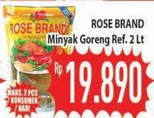 Promo Harga ROSE BRAND Minyak Goreng 2 ltr - Hypermart