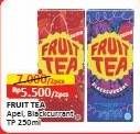 Promo Harga Sosro Fruit Tea Apple, Blackcurrant 250 ml - Alfamart