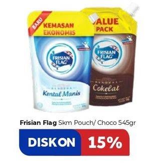 Promo Harga FRISIAN FLAG Susu Kental Manis Cokelat 560 gr - Carrefour