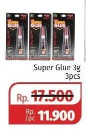 Promo Harga BAGUS Super Glue per 3 pcs 3 gr - Lotte Grosir