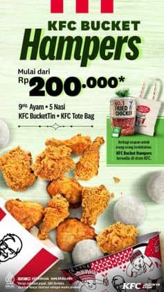 Promo Harga Bucket Hampers  - KFC