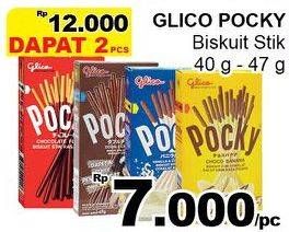 Promo Harga GLICO POCKY Stick per 2 box 40 gr - Giant