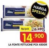 Promo Harga LA FONTE Fettuccine 450 gr - Superindo