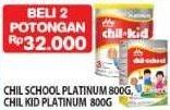 Promo Harga Chil School Platinum, Chil Kid Platinum 800g 2pcs  - Hypermart