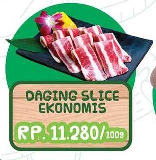 Promo Harga Daging Sapi Slice per 100 gr - Yogya