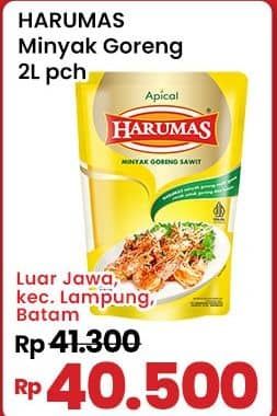 Promo Harga Harumas Minyak Goreng 2000 ml - Indomaret