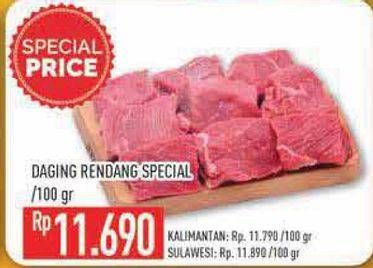 Promo Harga Daging Rendang Sapi Spesial per 100 gr - Hypermart