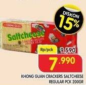 Promo Harga KHONG GUAN Saltcheese 200 gr - Superindo